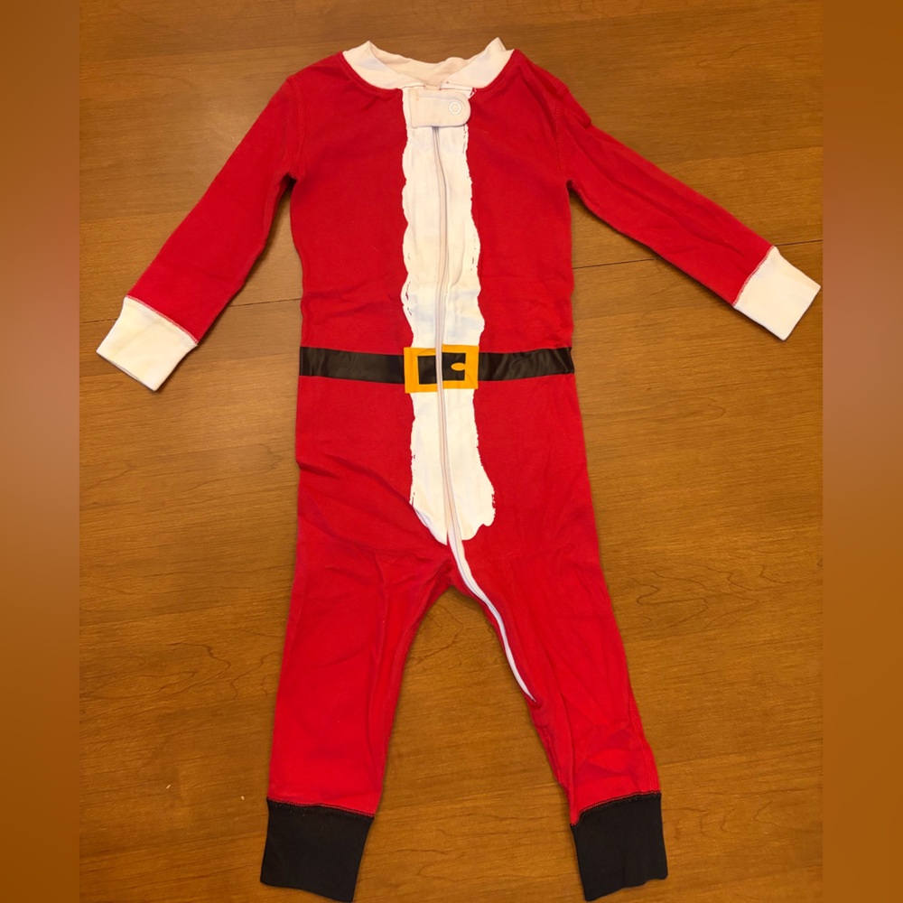 Hanna Andersson Festive Santa Baby Onesie